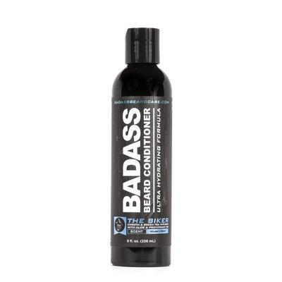 Badass Beard Care Beard Conditioner For Men - THE BIKER, 8oz - Made of Natural Ingredients for A Healthy, Soft, & Itch Free Beard and Mustache