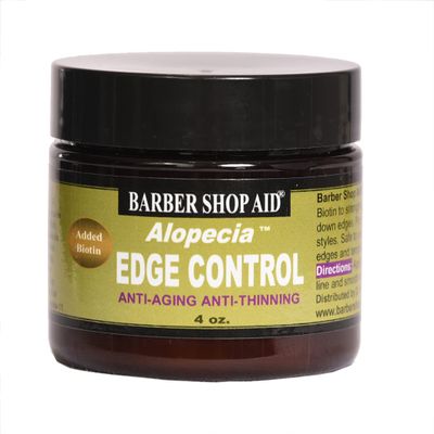 Barber Shop Aid Alopecia Edge Control Anti-Aging Anti-Thinning Hair Conditioner, 4 Fl Oz, Pack of 1