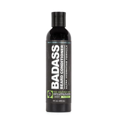 Badass Beard Care Beard Conditioner For Men - THE MOUNTAIN MAN, 8oz - Made of Natural Ingredients for A Healthy, Soft, & Itch Free Beard and Mustache
