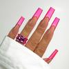 KIARA SKY Jelly Tints Soak Off Gel Polish 15ml, Heat Stroke (bright neon pink) view 2