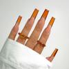 KIARA SKY Jelly Tints Soak Off Gel Polish 15ml, Sand Dune (auburn brown) view 2