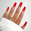 KIARA SKY Jelly Tints Soak Off Gel Polish 15ml, The Red Sea (deep, dark red) view 2