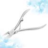 FRCOLOR 3pcs Stainless Steel Nail Cuticle Clippers Professional Nail Care Tools Comfortable Grip for Home Use view 2