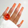 KIARA SKY Jelly Tints Soak Off Gel Polish 15ml, The Dead C (neon orangy pink) view 2