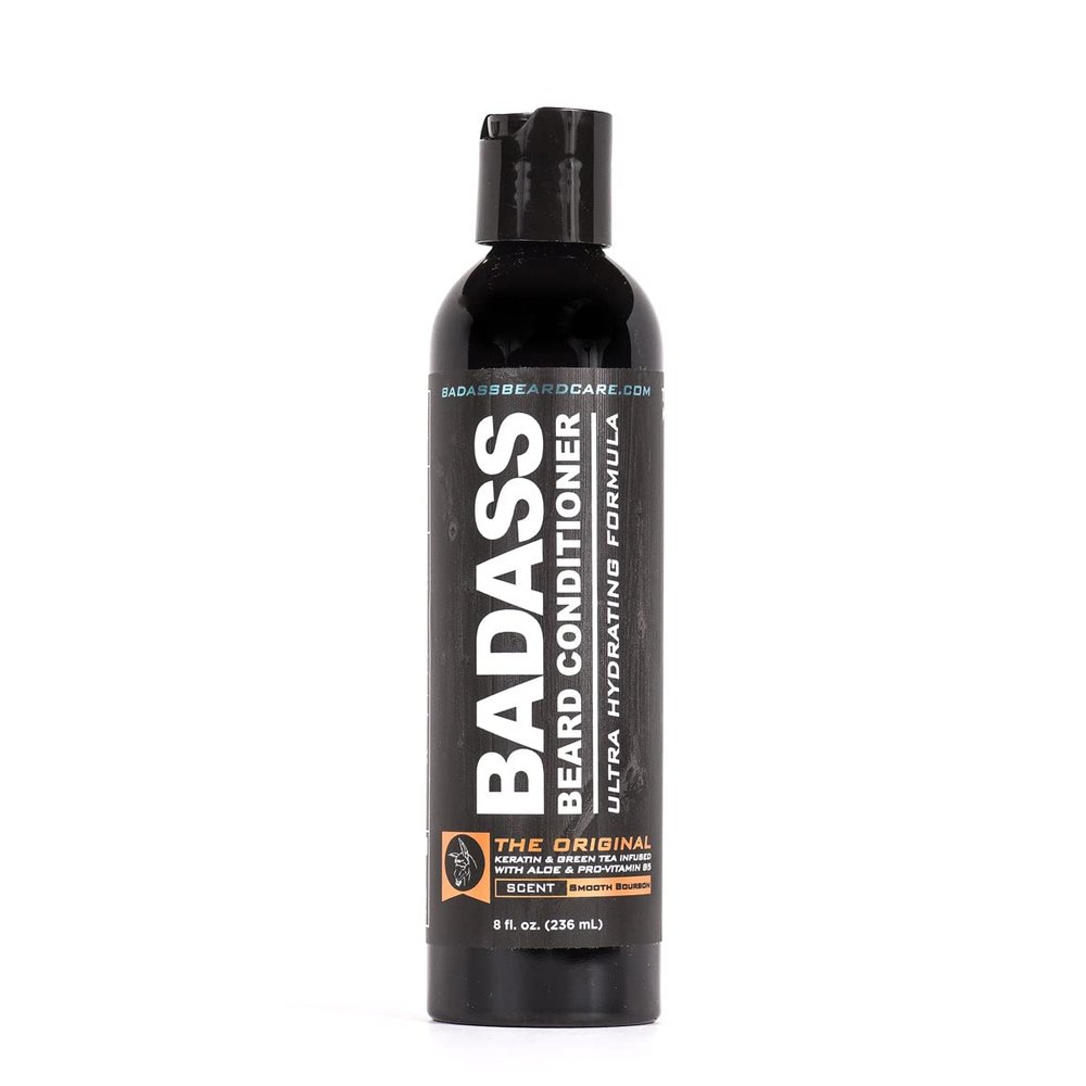 Badass Beard Care Beard Conditioner For Men - THE ORIGINAL, 8oz - Made of Natural Ingredients for A Healthy, Soft, & Itch Free Beard and Mustache