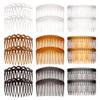 18 Pieces French Side Combs, FHDUSRYO Plastic Side Twist Decorative Comb with Teeth, Hair Combs Slides Clips Accessories for Women Bridal Wedding Veil Girls Thick and Fine view 1