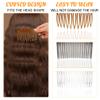 18 Pieces French Side Combs, FHDUSRYO Plastic Side Twist Decorative Comb with Teeth, Hair Combs Slides Clips Accessories for Women Bridal Wedding Veil Girls Thick and Fine view 3