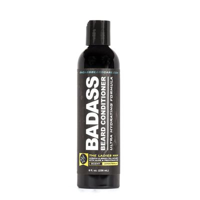 Badass Beard Care Beard Conditioner For Men - THE LADIES MAN, 8oz - Made of Natural Ingredients for A Healthy, Soft, & Itch Free Beard and Mustache