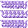 ACO-UINT 20 Pack Purple Scrunchies for Women - Satin Silk Hair Ties with Bow for Thick Hair, Cute Ponytail Holders and Ribbon Accessories view 1
