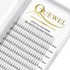 QUEWEL Premade Lash Fans, 3D Premade Fans Eyelash Extensions 0.07mm Thickness C Curl 10mm Volume Lash Extensions Short Stem Pre Made Fans Eyelash Extensions(3D 0.07C 10mm) view 1