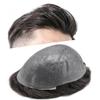 Toupee for Men Ultra Thin Skin Men Hair Replacement System European Human Hairpiece 0.04mm Thin PU Mens Toupee Natural Hairline Black Brown Blonde Gray Hair Units view 1