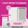 Eyesy Lash 600 Easy Promade Fans - 5D 0.07 Curl CC Mixed Lengths 8-16mm - Ultra Speed 20 Lines Eyelash Trays Volume Premade Lash Fans Handmade Pre Made Eyelash Extensions Fluffy Soft Pointy Base view 2