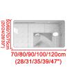 WORDFUN Rectangular Ultrathin MirrorWall Mount Makeup MirrorBathroom Mirror,Thickened PaintDurable and Lightweightclear Imagingnot Deformedeasy Installation,for Makeup,Shaving,Facial Care view 2