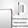 WORDFUN Rectangular Ultrathin MirrorWall Mount Makeup MirrorBathroom Mirror,Thickened PaintDurable and Lightweightclear Imagingnot Deformedeasy Installation,for Makeup,Shaving,Facial Care view 4