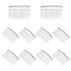 10pcs Hair Clip Combs for Ladies Teethed Hair Combs Accessories Decorations Bridal Decoration 14-teeth Side Transparent Wedding view 1