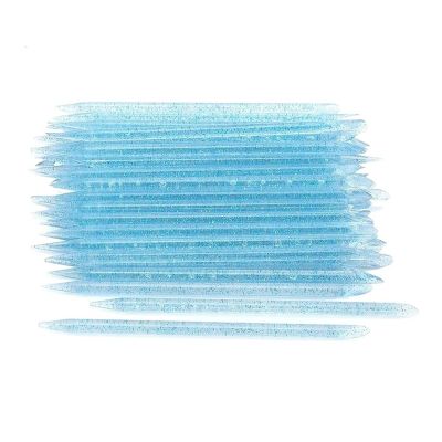 XTYPE Nail Cuticle Pusher Crystal Double Ended Reusable Nail Cuticle Removal Pedicure Stick Fork Nail Cleansing Care Tool to Remove Eyelashes Nail Tools for Manicure (Color : Blue 20PCS)