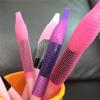 50pcs Makeup Brushes Mesh Protectors Cover, Beauty Elastic Mesh Protective Net Makeup Cosmetic Tool Kits Brush Net Pen Covers (Color : 4) view 3