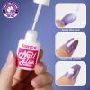 Teenitor Medium Coffin Press On Nails, 12 Color Press On Coffin Nails Set, 288pcs Glossy Glue On Nails Medium Length Press On Nails with Glue view 3