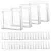 Xuniea 50 Pcs Mini Clear Makeup Bag Small Clear Zipper Pouch Travel Plastic Cosmetic Organizer Waterproof for Toiletries Swimsuit Bikini Bathing Suit(5.9 x 5.1 x 1.45 in,Transparent) view 1