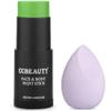 CCbeauty Light Green Witch Face Paint Stick,Face Panting Kit,Non Toxic SFX Makeup For Gamora Halloween Costume Cosplay,Professional FX Body Paint,Full Coverage Painting Foundation With Makeup Sponge view 1