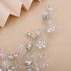 Teyglen Silver Dainty Rhinestones Flower Crystal Hair Comb Hair Accessories for Women Bride Girls with Rhinestones Crystals Bridal Side Hair Combs (Silver) view 3