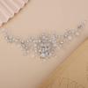 Teyglen Silver Dainty Rhinestones Flower Crystal Hair Comb Hair Accessories for Women Bride Girls with Rhinestones Crystals Bridal Side Hair Combs (Silver) view 4