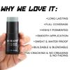 CCbeauty Light Grey Face Paint Stick,Face Painting Kit,Non Toxic SFX Makeup For Grayscale Wolf Halloween Costume Cosplay,Professional FX Body Paint,Full Coverage Painting Foundation With Makeup Sponge view 3
