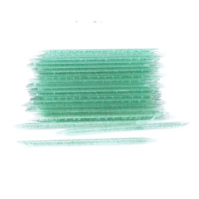 XTYPE Nail Cuticle Pusher Crystal Double Ended Reusable Nail Cuticle Removal Pedicure Stick Fork Nail Cleansing Care Tool to Remove Eyelashes Nail Tools for Manicure (Color : Green 20PCS)