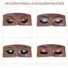 3D Realistic Makeup Practice Face Board Set With Kit for Professional Artists, Students and Beginners - Eyes and Eyeshadow Training Mannequin view 2