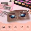 3D Realistic Makeup Practice Face Board Set With Kit for Professional Artists, Students and Beginners - Eyes and Eyeshadow Training Mannequin view 4