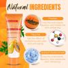 Papaya Essence Brightening Exfoliating Peeling Gel, Papaya Whitening Peeling Gel, Natural Exfoliating Peeling Gel, Immediate Whitening Peel Peeling Gel Dead Skin Remover Face and Body Exfoliator (4Pcs) view 2