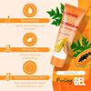 Papaya Essence Brightening Exfoliating Peeling Gel, Papaya Whitening Peeling Gel, Natural Exfoliating Peeling Gel, Immediate Whitening Peel Peeling Gel Dead Skin Remover Face and Body Exfoliator (4Pcs) view 3