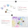 CALLARON Heart Shaped Nail Charms for Manicure Decor Premium Resin Nail Art Accessories for Creative Fingernail Designs and Professionals view 3