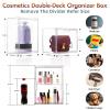 starogegc 2Pack Makeup Organizer Storage, Large Capactiy Acrylic Bathroom Organizer, Clear Cosmetics Organizer Bins with Division Board for Vanity, Skincare, Countertop Storage and Display Case view 3