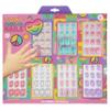 7 Day Manicure Collection - 84PC Press On Nail Set, Day-Of-The-Week Adhesive False Nails for Girls (PEACE & LOVE Collection)  Colorful Novelty Designs Stick On Nails For Kids view 2