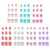 7 Day Manicure Collection - 84PC Press On Nail Set, Day-Of-The-Week Adhesive False Nails for Girls (PEACE & LOVE Collection)  Colorful Novelty Designs Stick On Nails For Kids view 3