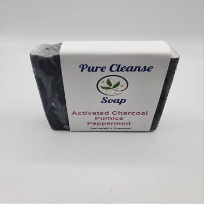 Activated Charcoal, Pumice and Peppermint excellent Feet Scrub