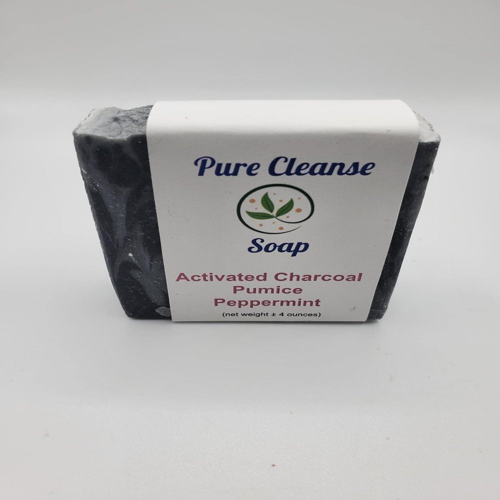 Activated Charcoal, Pumice and Peppermint excellent Feet Scrub