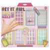 7 Day Manicure Collection - 84PC Press On Nail Set, Day-Of-The-Week Adhesive False Nails for Girls (GET IT GIRL Collection)  Colorful Novelty Designs Stick On Nails For Kids view 2