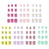 7 Day Manicure Collection - 84PC Press On Nail Set, Day-Of-The-Week Adhesive False Nails for Girls (GET IT GIRL Collection)  Colorful Novelty Designs Stick On Nails For Kids view 3