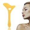Eyeline Stencil, Eyeline, Makeup Accessories, Silicone Wing Tips Eyebrow Pencil Stencil Reusable Lazy Quick Eye Makeup Makeup Applicator Tool for Makeup Artist(Yellow) view 1