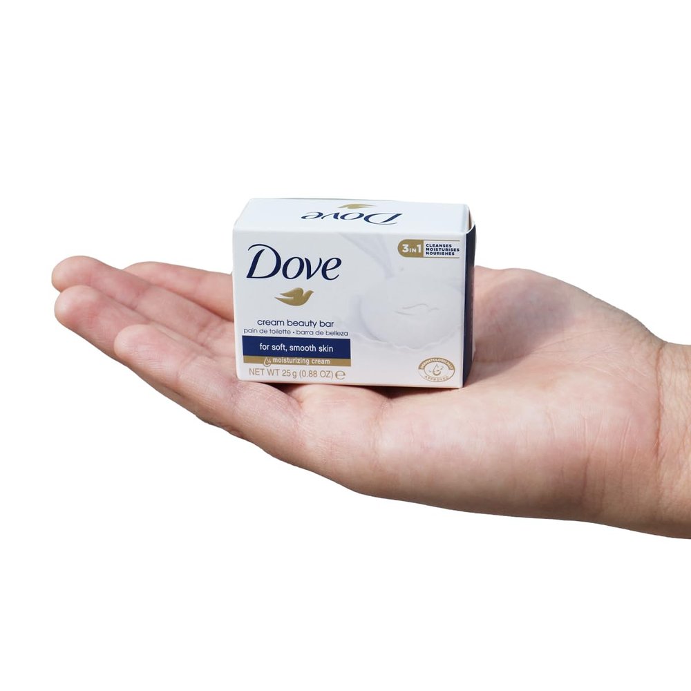Dove Mini 25g Cream Beauty Bar for Hotels, Motels, Hospitality and Travel Use- Case of 288