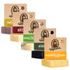 Dr. Squatch Natural Bar Soap for Men - Cold Process Soap with No Harsh Chemicals - Summer Citrus, Cool Fresh Aloe, Gold Moss, Bay Rum & Pine Tar (5 oz, 5-Pack) view 1