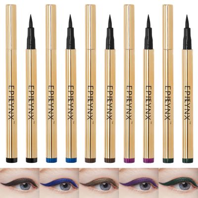Liquid Eyeliner - Hypoallergenic Eyeliner with Fine Brush Tip, Long-Lasting Waterproof Eye Liner - Cruelty-Free, Vegan, Hypoallergenic, Gluten-Free, Smooth Liquid Eye Liner, 5 Shades 2mL each Gift Set
