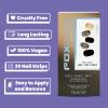 Foxology Semi Cured Gel Nail Strips Kit, Vegan & Cruelty Free, Leopard Print, Glossy Finish, Includes 30 Nail Strips, Top Coat, Nail File, Prep Pad, Cuticle Stick, DIY Manicure, Multi-Colored, 1 Count view 4