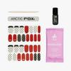 Foxology Semi Cured Gel Nail Strips Kit, Vegan & Cruelty Free, Glossy Red Polka Dot Design, Includes 30 Nail Strips, Gel Top Coat, Prep Pad, Cuticle Stick, Nail File, DIY Manicure, 1 Count view 3