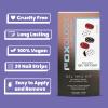 Foxology Semi Cured Gel Nail Strips Kit, Vegan & Cruelty Free, Glossy Red Polka Dot Design, Includes 30 Nail Strips, Gel Top Coat, Prep Pad, Cuticle Stick, Nail File, DIY Manicure, 1 Count view 4