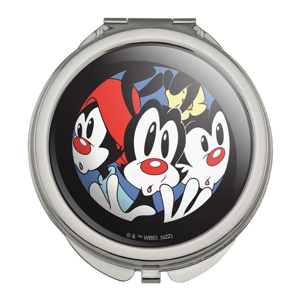 Animaniacs Group Stuck Compact Travel Purse Handbag Makeup Mirror