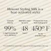JVN Complete Blowout Styling Milk, 3 Fl Oz, Frizz Fighting, Heat Activated Style Extending Hair Cream and Heat Protectant, Hair Care for Women and Men, Silicone Free view 3