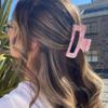 Magicsky 10 Pcs Hair Claw Clips for Women, Marble Tortoise Acrylic Large Clip Thick Thin Hair, Cute Butterfly Barrettes Pins, Aesthetic Styling Accessories Girls,Brown Opal Pink view 4